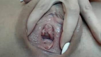 Cam girl solo pussy and anal masturbating