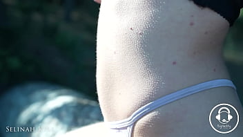 Teen in vacation gives a perfect blowjob