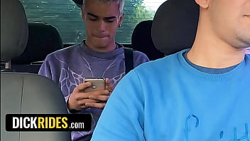 Horny Taxi Driver Leo Blue Fucks Hard A Cute Passenger And Cums In His Mouth Dick Rides thumbnail