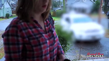 Busty blonde lottie peers sucks a cock and gets her pussy deeply fucked