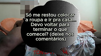 Casadinha chamou para lhe fazer massagem ficou relaxada mesmo não terminando o serviço