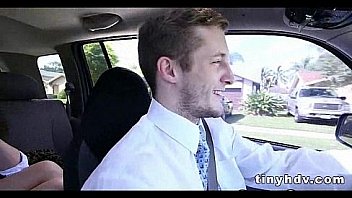 Nerdy teen with glasses gets nailed 91