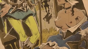 Retro erotic drawings