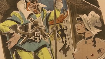 Retro erotic drawings