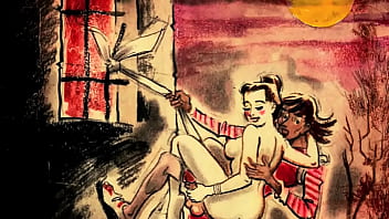 Retro erotic drawings