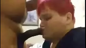 Sucking big black dick