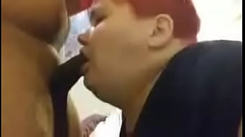 Sucking big black dick