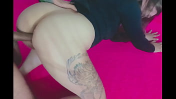 Hot stepsister using butt plug and fucking hard