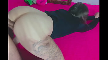 Hot stepsister using butt plug and fucking hard