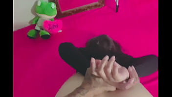 Hot stepsister using butt plug and fucking hard