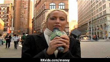 Desperate teen naked in public and fucks to pay rent 3