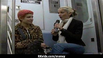 Desperate teen naked in public and fucks to pay rent 3