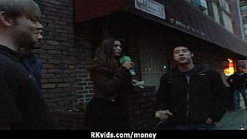 Desperate teen naked in public and fucks to pay rent 3