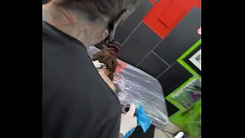 Dive into the chaos at psyland25 with me you like it tattoo machines buzzing loud music pumping and vibrant