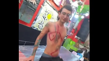 Dive into the chaos at psyland25 with me you like it tattoo machines buzzing loud music pumping and vibrant