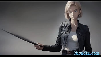 Big titted teen ai girl rides on big cock