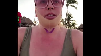 Surgery was a success now enjoying the beach before hurrican beryl makes its way to playa del carmen #beachday