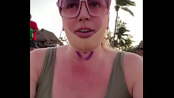 Surgery was a success now enjoying the beach before hurrican beryl makes its way to playa del carmen #beachday