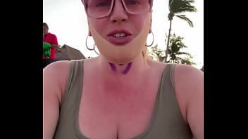 Surgery was a success now enjoying the beach before hurrican beryl makes its way to playa del carmen #beachday