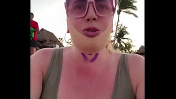 Surgery was a success now enjoying the beach before hurrican beryl makes its way to playa del carmen #beachday