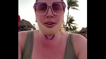 Surgery was a success now enjoying the beach before hurrican beryl makes its way to playa del carmen #beachday