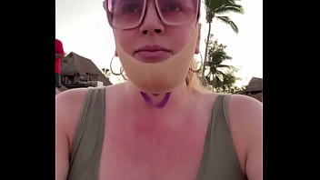 Surgery was a success now enjoying the beach before hurrican beryl makes its way to playa del carmen #beachday