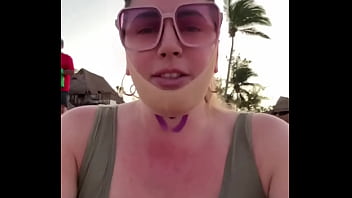 Surgery was a success now enjoying the beach before hurrican beryl makes its way to playa del carmen #beachday