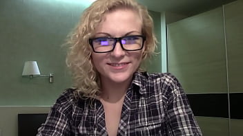 Attika curly haired blonde & tongue piercing webcam chat sfw