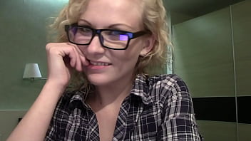 Attika curly haired blonde & tongue piercing webcam chat sfw