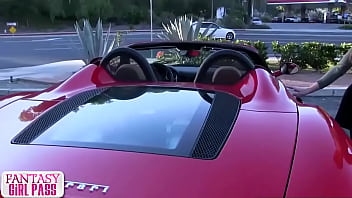 Fantasy girl pass christiana cinn pretty stepsis loves car