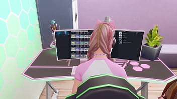 Lustful stream blogger got hard anal sex from al haytham from genshin impact sims me hentai sfm