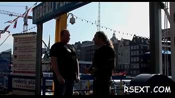 Gorgeous gals fucked hard