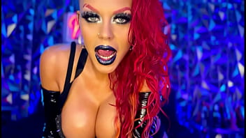 Big ass & tits strips to sex machine teaser