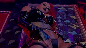 Big ass & tits strips to sex machine teaser