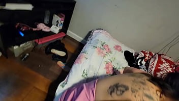 Sucking my papii big dick