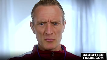 Lexi lore and ameena green have a hot sports massage from stepdads