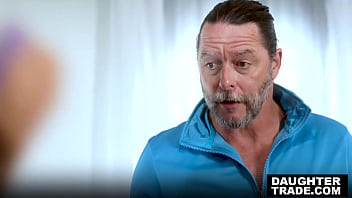 Lexi lore and ameena green have a hot sports massage from stepdads