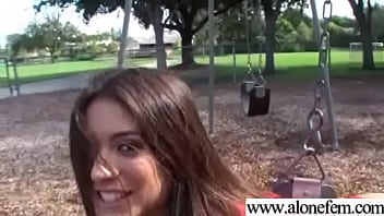 Amateur teen girl play with her pussy video 21