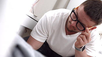 Sex instead of homework with creampie