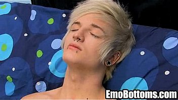 This Sexy Blonde Punk Twink Is Jerking His Cock Off thumbnail