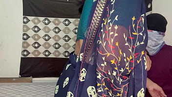 Balackmailed landlady bhabhi with her nude video then fucked her hard and got rent waived off