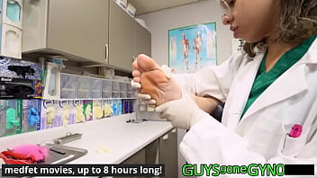 Perverted podiatrists mira monroe & aria nicole take advantage of male patients feet