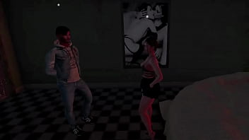 Маленькую грязную шлюшку жестко трахают в комнате дешевого отеля