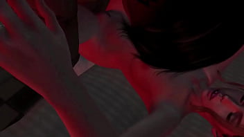 Маленькую грязную шлюшку жестко трахают в комнате дешевого отеля