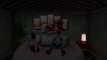 Маленькую грязную шлюшку жестко трахают в комнате дешевого отеля