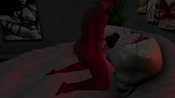 Маленькую грязную шлюшку жестко трахают в комнате дешевого отеля