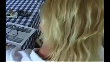 Breasty babe smokin' naked