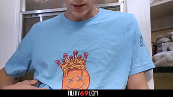 Brazilian stepmom fucked by stepson in the ass while doing laundry