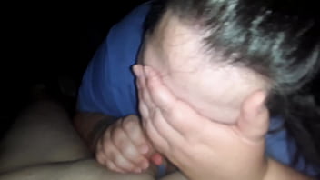 My female friend is giving a good blowjob