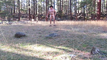 Naked around the campsite